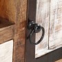 Mueble para TV de madera maciza reciclada 120x30x40 cm