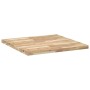 Tablero de mesa cuadrado madera maciza acacia 80x80x4 cm en Tableros para mesas | Comprar online en Foro24
