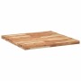 Tablero de mesa cuadrado madera maciza acacia 80x80x4 cm en Tableros para mesas | Comprar online en Foro24