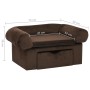 Hundesofa mit brauner Plüschschublade 75x50x38 cm von vidaXL, Betten für Hunde - Ref: Foro24-171077, Preis: 112,06 €, Rabatt: %
