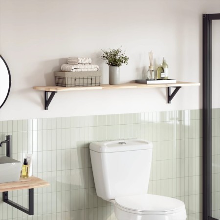 Tablero de mesa rectangular madera maciza acacia 140x30x2 cm