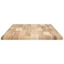 Tablero de mesa rectangular madera maciza acacia 120x50x2 cm