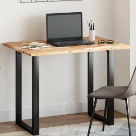 Tablero de mesa rectangular madera maciza de acacia 100x70x2 cm Tablero de mesa rectangular madera maciza de acacia 100x70x2 cm