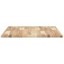 Tablero de mesa rectangular madera maciza de acacia 120x70x2 cm