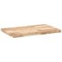 Tablero de mesa rectangular madera maciza acacia 100x50x4 cm