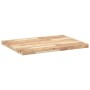 Tablero de mesa rectangular madera maciza acacia 100x60x4 cm