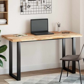 Tablero de mesa rectangular madera maciza acacia 140x60x4 cm Tablero de mesa rectangular madera maciza acacia 140x60x4 cm