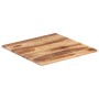 Tischplatte aus massivem Sheesham-Holz, 25–27 mm, 70 x 70 cm von vidaXL, Tischplatten - Ref: Foro24-285995, Preis: 107,18 €, ...