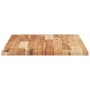 Tablero de mesa rectangular madera maciza acacia 60x50x2 cm