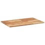 Tablero de mesa rectangular madera maciza acacia 100x50x2 cm