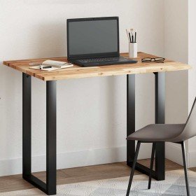 Tablero de mesa rectangular madera maciza acacia 80x70x2 cm Tablero de mesa rectangular madera maciza acacia 80x70x2 cm