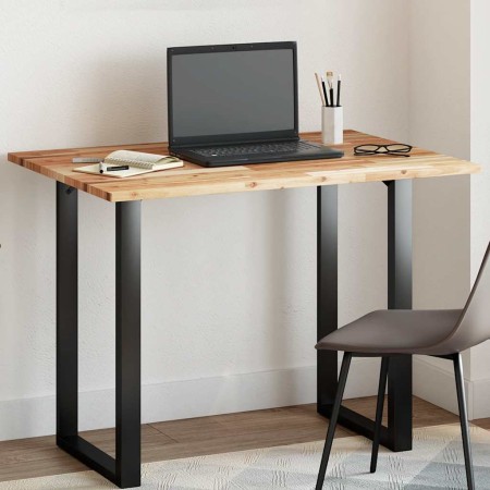 Tablero de mesa rectangular madera maciza de acacia 120x70x2 cm