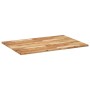 Tablero de mesa rectangular madera maciza de acacia 120x70x2 cm