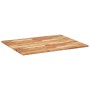 Tablero de mesa rectangular madera maciza de acacia 100x80x2 cm en Tableros para mesas | Comprar online en Foro24
