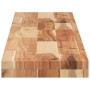 Tablero de mesa rectangular madera maciza acacia 140x20x4 cm