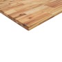 Tablero de mesa rectangular madera maciza acacia 140x20x4 cm