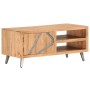 Mesa de centro de madera maciza de acacia 90x45x40cm