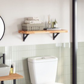 Tablero de mesa rectangular madera maciza acacia 100x30x4 cm