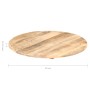 Round table top solid mango wood 15-16 mm 50cm by vidaXL, Table tops - Ref: Foro24-286000, Price: 50,30 €, Discount: %