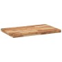 Tablero de mesa rectangular madera maciza acacia 100x50x4 cm