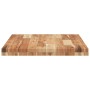 Tablero de mesa rectangular madera maciza acacia 100x50x4 cm
