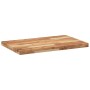 Tablero de mesa rectangular madera maciza acacia 140x50x4 cm
