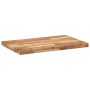 Tablero de mesa rectangular madera maciza acacia 160x50x4 cm