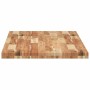 Tablero de mesa rectangular madera maciza acacia 120x60x4 cm
