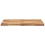Tablero de mesa rectangular madera maciza acacia 120x70x4 cm en Tableros para mesas | Comprar online en Foro24