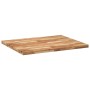 Tablero de mesa rectangular madera maciza acacia 100x80x4 cm