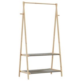 Perchero con estantes bambú 96x45,5x150,5 cm Perchero con estantes bambú 96x45,5x150,5 cm