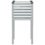 Jardinera de jardín 45x45x88 cm de acero galvanizado en Maceteros y jardineras | Comprar online en Foro24