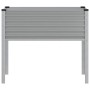 Jardinera de acero gris 100x45x90 cm en Maceteros y jardineras | Comprar online en Foro24