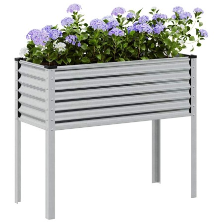Jardinera de acero galvanizado 100x45x90 cm