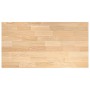 Encimera de cocina rectangular madera maciza roble