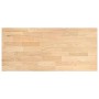 Encimera de cocina rectangular madera maciza roble