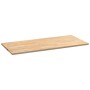 Encimera de cocina rectangular madera maciza roble