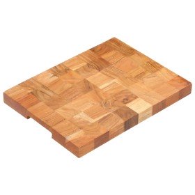 Tabla de cortar de madera maciza de acacia 40x30x3,8 cm