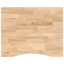 Tablero escritorio rectangular madera maciza roble sin tratar en Tableros para mesas | Comprar online en Foro24