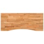 Tablero escritorio rectangular madera maciza roble marrón claro en Tableros para mesas | Comprar online en Foro24