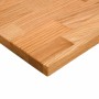 Tablero escritorio rectangular madera maciza roble marrón claro en Tableros para mesas | Comprar online en Foro24