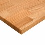 Tablero escritorio rectangular madera maciza roble marrón claro en Tableros para mesas | Comprar online en Foro24