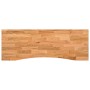 Tablero escritorio rectangular madera maciza roble marrón claro