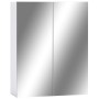 323607 Badezimmerspiegelschrank Weiß 60x15x75 cm MDF von vidaXL, Badezimmerwaschtische - Ref: Foro24-323607, Preis: 142,53 €,...
