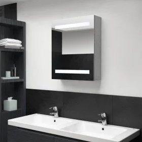 Bathroom cabinet with LED mirror concrete gray 50x14x60 cm by vidaXL, bathroom vanities - Ref: Foro24-326479, Price: 114,30 €...