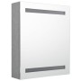 Bathroom cabinet with LED mirror concrete gray 50x14x60 cm by vidaXL, bathroom vanities - Ref: Foro24-326479, Price: 116,44 €...
