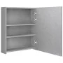 Bathroom cabinet with LED mirror concrete gray 50x14x60 cm by vidaXL, bathroom vanities - Ref: Foro24-326479, Price: 114,26 €...