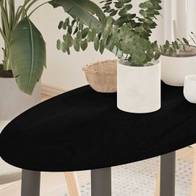 Tablero de mesa ovalado madera maciza de roble 80x40x2 cm Tablero de mesa ovalado madera maciza de roble 80x40x2 cm