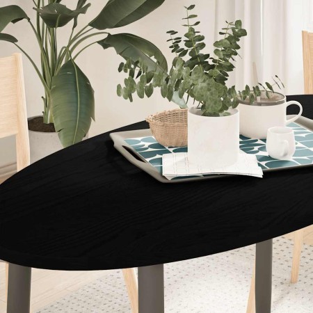 Tablero de mesa ovalado madera maciza de roble 120x60x2 cm en Tableros para mesas | Comprar online en Foro24