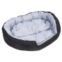 Cojín para perro reversible y lavable gris y negro 110x80x23 cm de vidaXL, Camas para perros - Ref: Foro24-171209, Precio: 57...